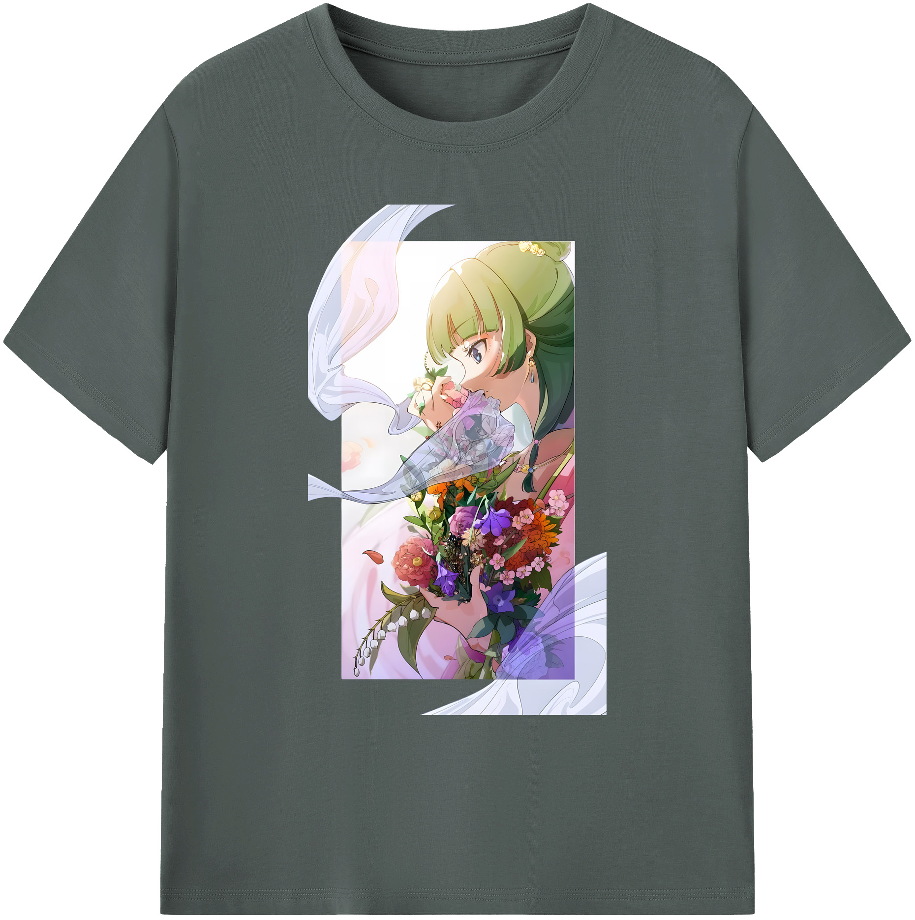 （画像用） 薬屋のひとりごと The Apothecary Diaries 綿100％ メンズ半袖Tシャツ｜肌触りやわらか＆通気性